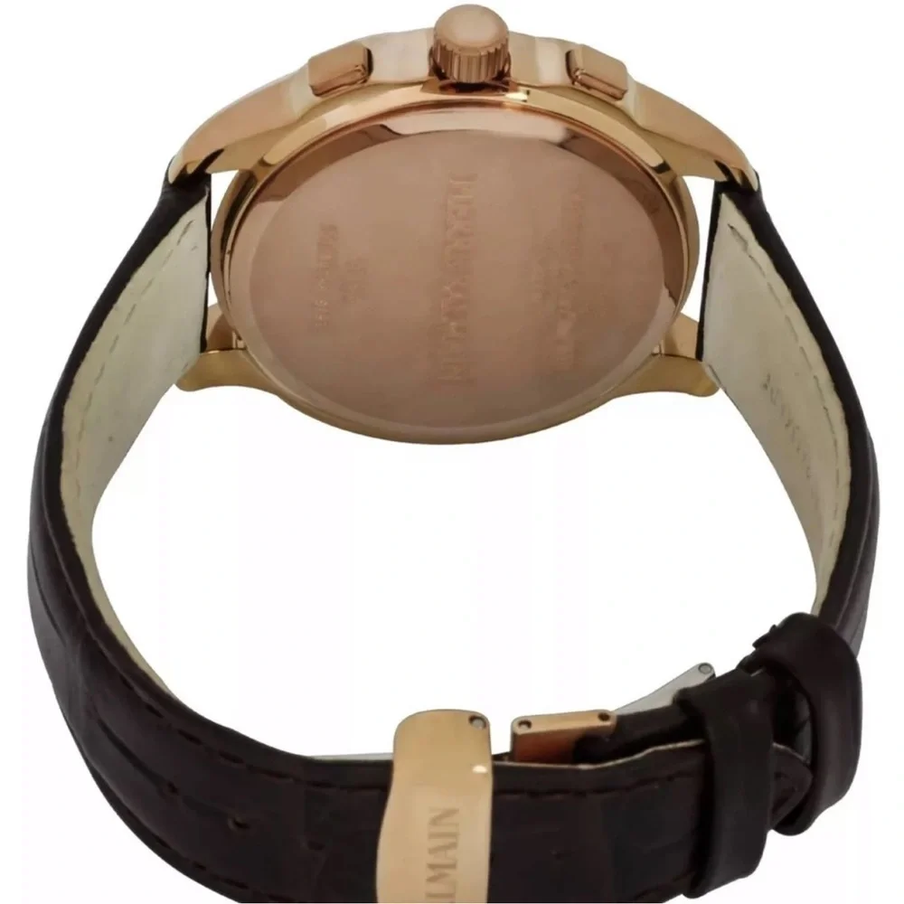 Balmain Madrigal Chrono leather strap watch